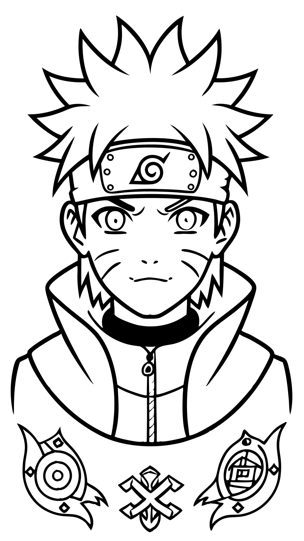 coloring pages of naruto